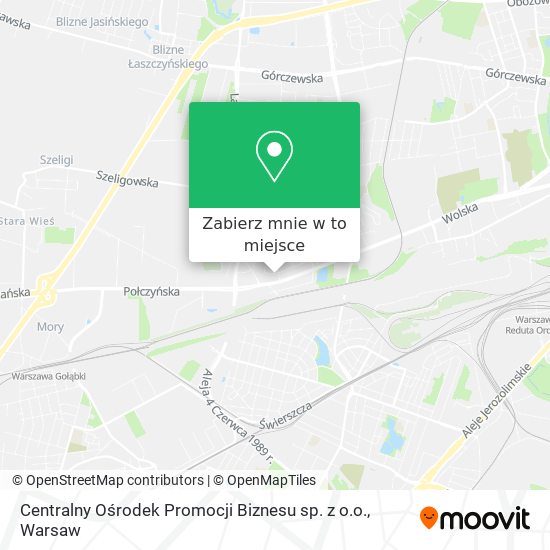 Mapa Centralny Ośrodek Promocji Biznesu sp. z o.o.