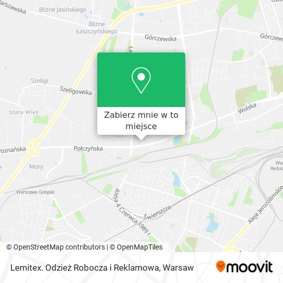 Mapa Lemitex. Odzież Robocza i Reklamowa