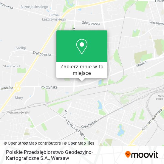 Mapa Polskie Przedsiębiorstwo Geodezyjno-Kartograficzne S.A.