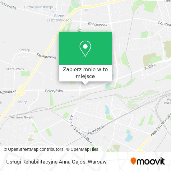 Mapa Usługi Rehabilitacyjne Anna Gajos