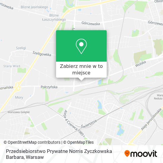 Mapa Przedsiebiorstwo Prywatne Norris Zyczkowska Barbara