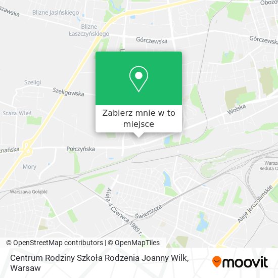 Mapa Centrum Rodziny Szkoła Rodzenia Joanny Wilk