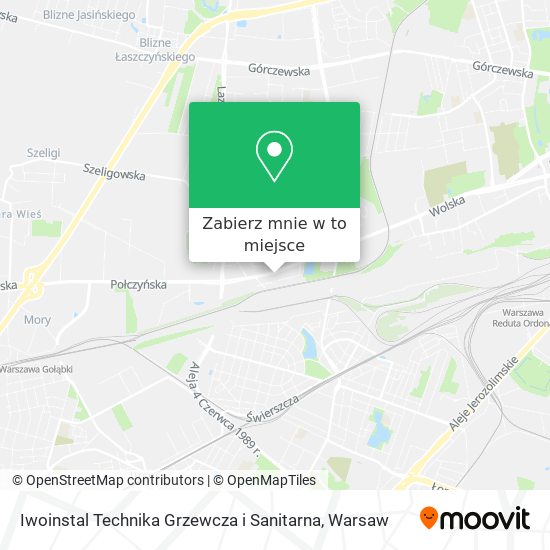 Mapa Iwoinstal Technika Grzewcza i Sanitarna