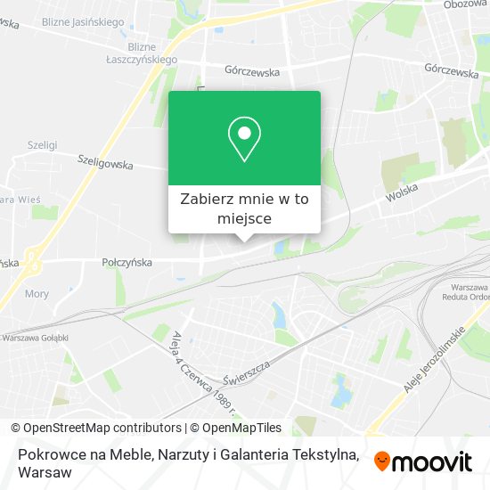 Mapa Pokrowce na Meble, Narzuty i Galanteria Tekstylna