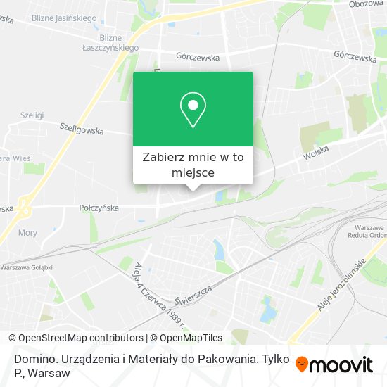 Mapa Domino. Urządzenia i Materiały do Pakowania. Tylko P.