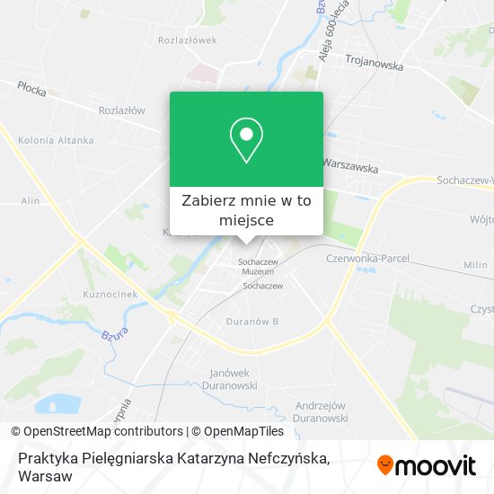 Mapa Praktyka Pielęgniarska Katarzyna Nefczyńska