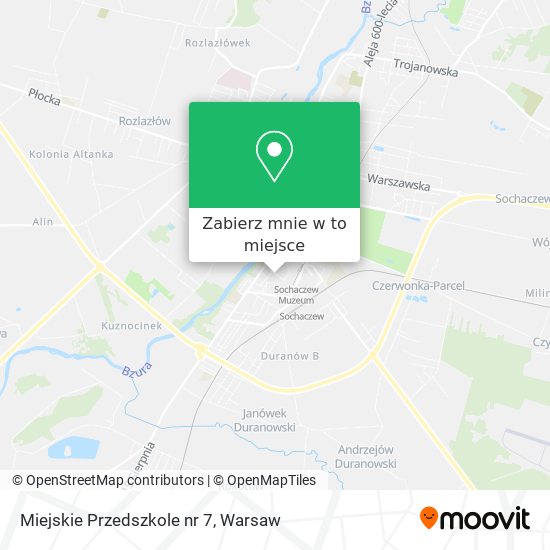 Mapa Miejskie Przedszkole nr 7