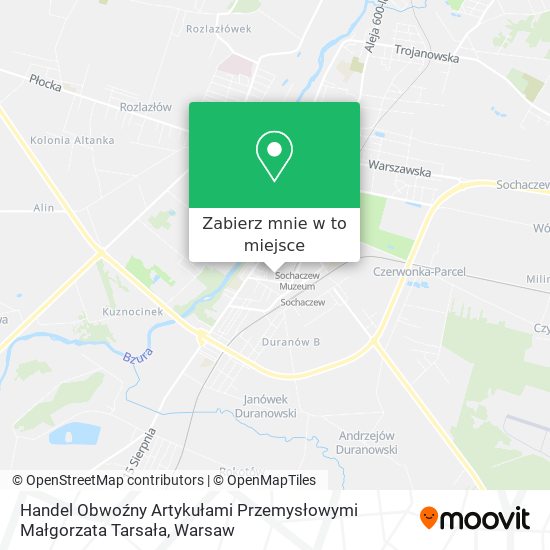 Mapa Handel Obwoźny Artykułami Przemysłowymi Małgorzata Tarsała