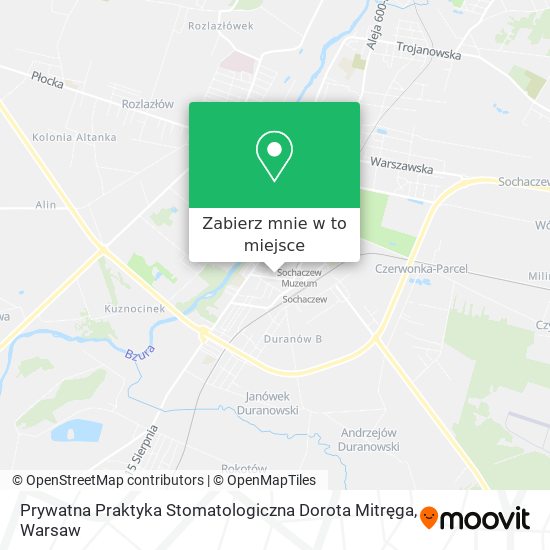 Mapa Prywatna Praktyka Stomatologiczna Dorota Mitręga