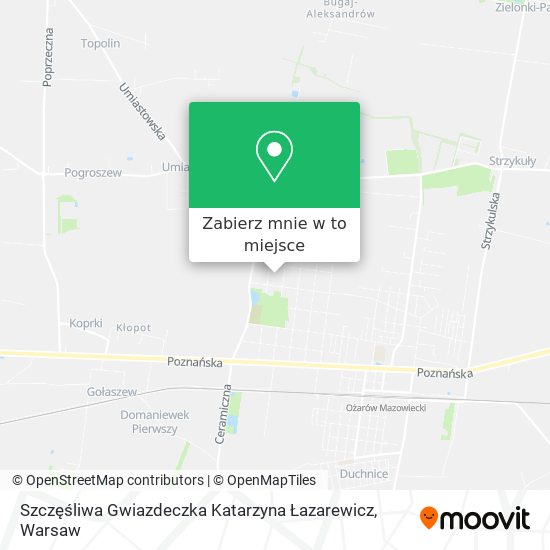 Mapa Szczęśliwa Gwiazdeczka Katarzyna Łazarewicz