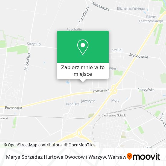 Mapa Marys Sprzedaz Hurtowa Owocow i Warzyw