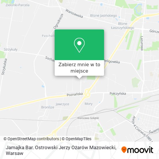 Mapa Jamajka Bar. Ostrowski Jerzy Ożarów Mazowiecki