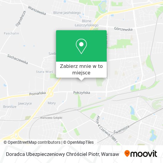 Mapa Doradca Ubezpieczeniowy Chróściel Piotr