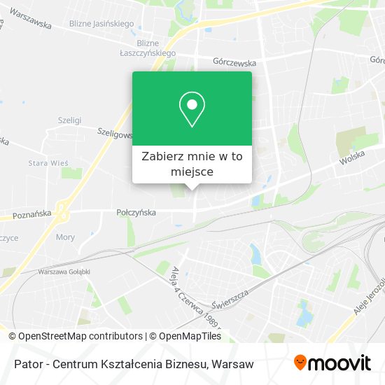 Mapa Pator - Centrum Kształcenia Biznesu