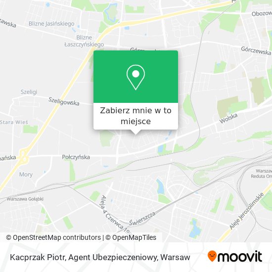 Mapa Kacprzak Piotr, Agent Ubezpieczeniowy