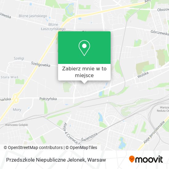 Mapa Przedszkole Niepubliczne Jelonek