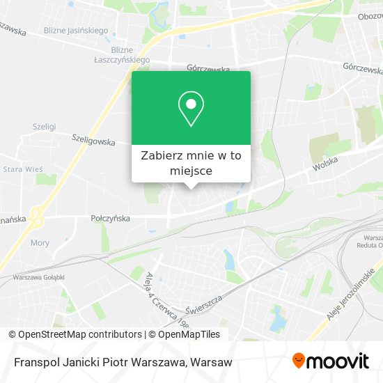 Mapa Franspol Janicki Piotr Warszawa