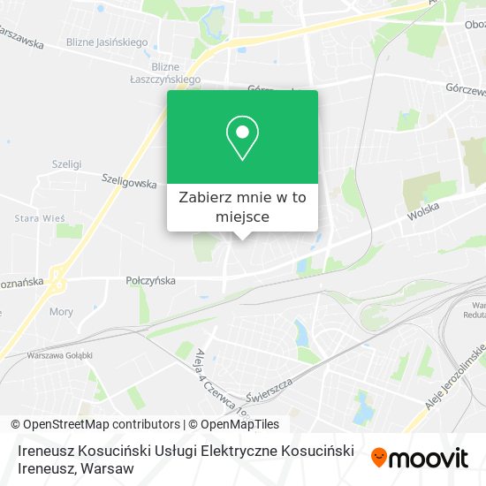 Mapa Ireneusz Kosuciński Usługi Elektryczne Kosuciński Ireneusz