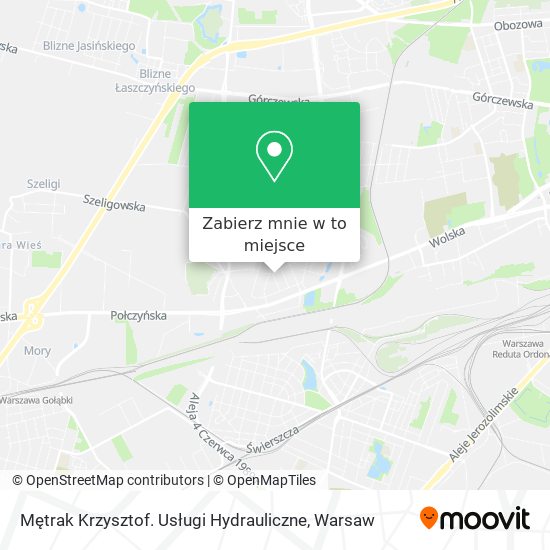 Mapa Mętrak Krzysztof. Usługi Hydrauliczne