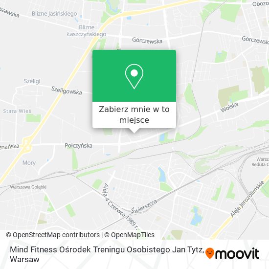 Mapa Mind Fitness Ośrodek Treningu Osobistego Jan Tytz