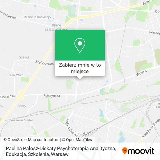 Mapa Paulina Pałosz-Dickaty Psychoterapia Analityczna, Edukacja, Szkolenia