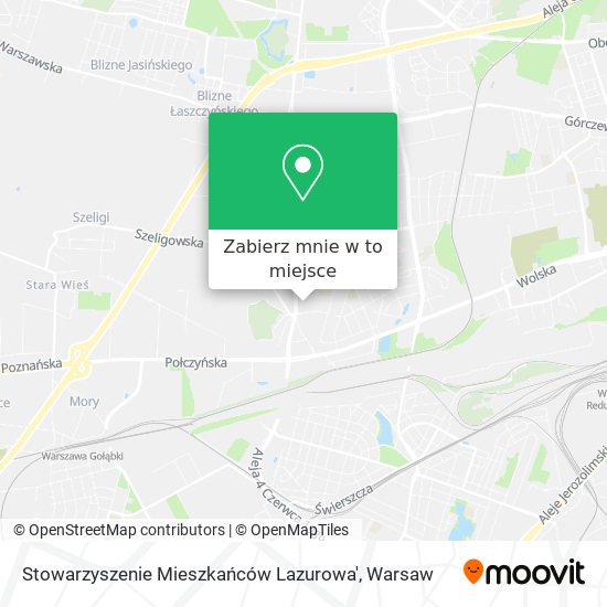 Mapa Stowarzyszenie Mieszkańców Lazurowa'