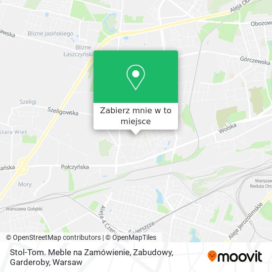 Mapa Stol-Tom. Meble na Zamówienie, Zabudowy, Garderoby