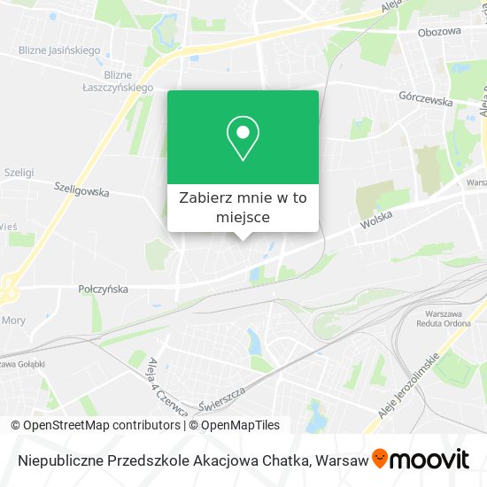 Mapa Niepubliczne Przedszkole Akacjowa Chatka