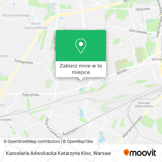 Mapa Kancelaria Adwokacka Katarzyna Kloc