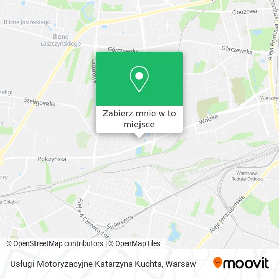 Mapa Usługi Motoryzacyjne Katarzyna Kuchta