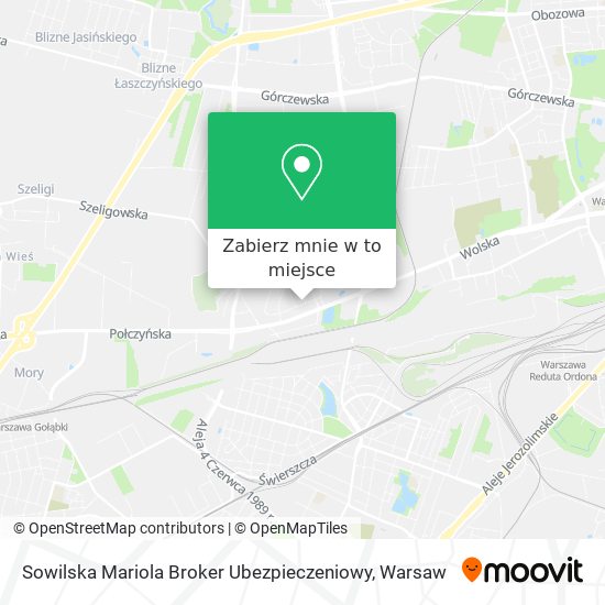 Mapa Sowilska Mariola Broker Ubezpieczeniowy