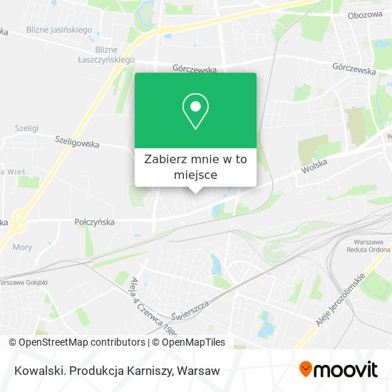 Mapa Kowalski. Produkcja Karniszy