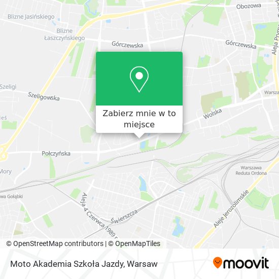 Mapa Moto Akademia Szkoła Jazdy