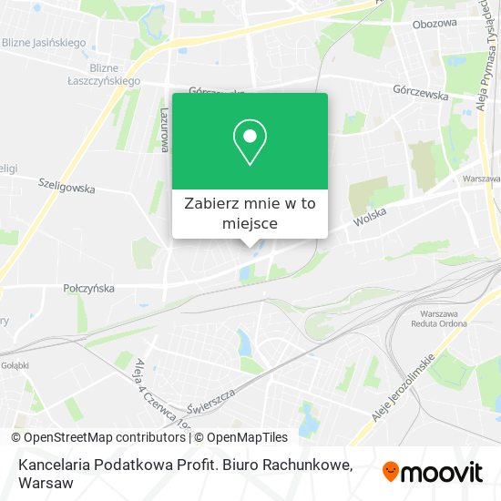 Mapa Kancelaria Podatkowa Profit. Biuro Rachunkowe