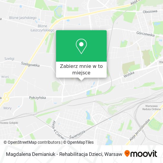 Mapa Magdalena Demianiuk - Rehabilitacja Dzieci