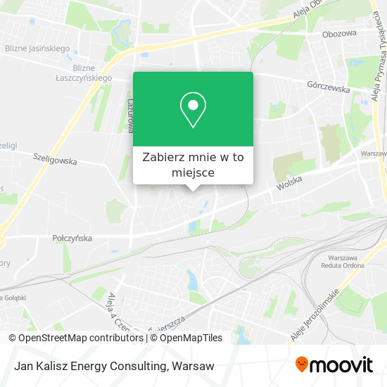 Mapa Jan Kalisz Energy Consulting