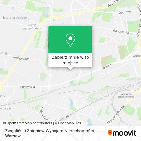 Mapa Zwęgliński Zbigniew Wynajem Nieruchomości