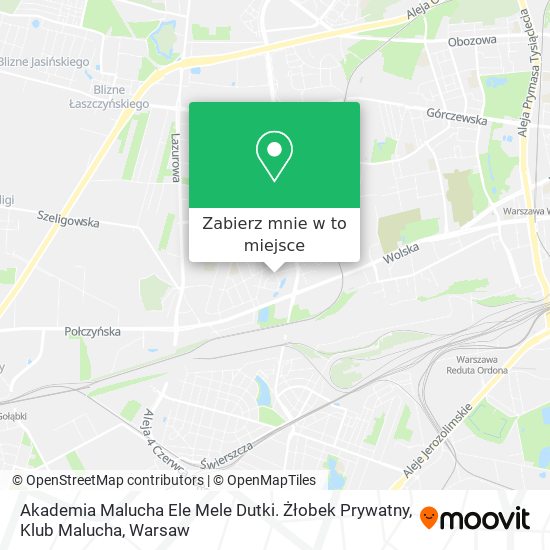 Mapa Akademia Malucha Ele Mele Dutki. Żłobek Prywatny, Klub Malucha