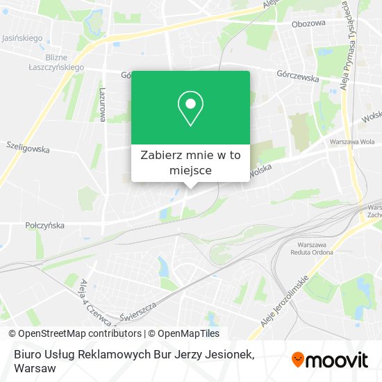 Mapa Biuro Usług Reklamowych Bur Jerzy Jesionek