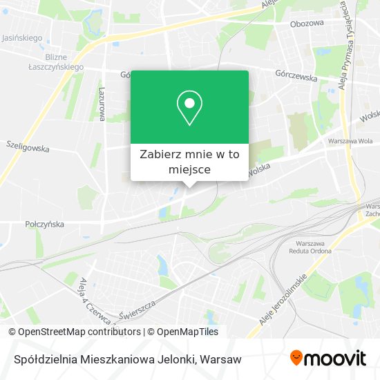 Mapa Spółdzielnia Mieszkaniowa Jelonki