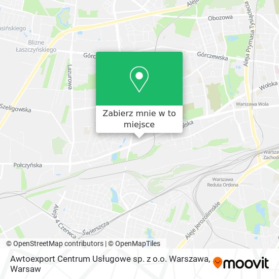 Mapa Awtoexport Centrum Usługowe sp. z o.o. Warszawa