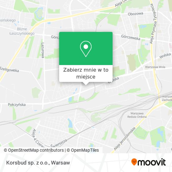 Mapa Korsbud sp. z o.o.