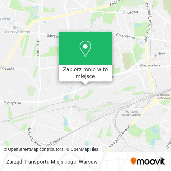 Mapa Zarząd Transportu Miejskiego