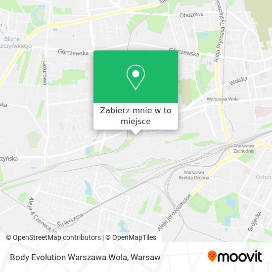 Mapa Body Evolution Warszawa Wola