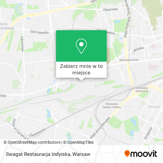 Mapa Swagat Restauracja Indyiska