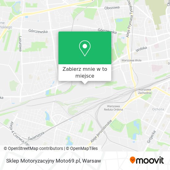 Mapa Sklep Motoryzacyjny Moto69.pl