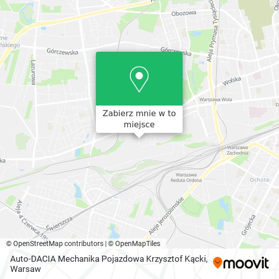 Mapa Auto-DACIA Mechanika Pojazdowa Krzysztof Kącki