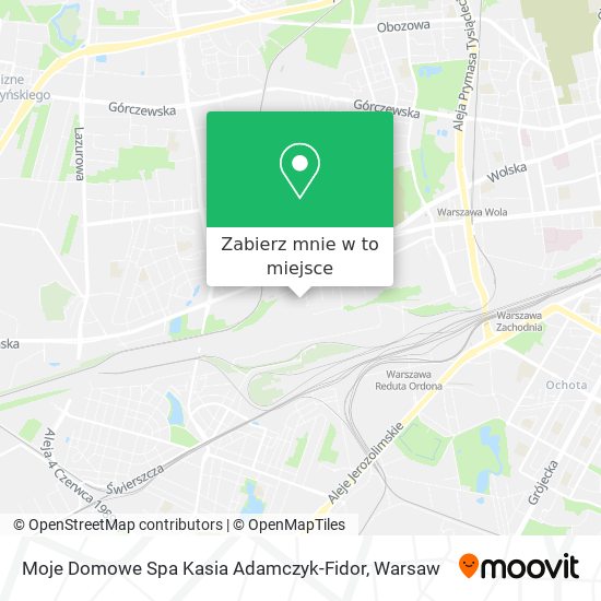 Mapa Moje Domowe Spa Kasia Adamczyk-Fidor