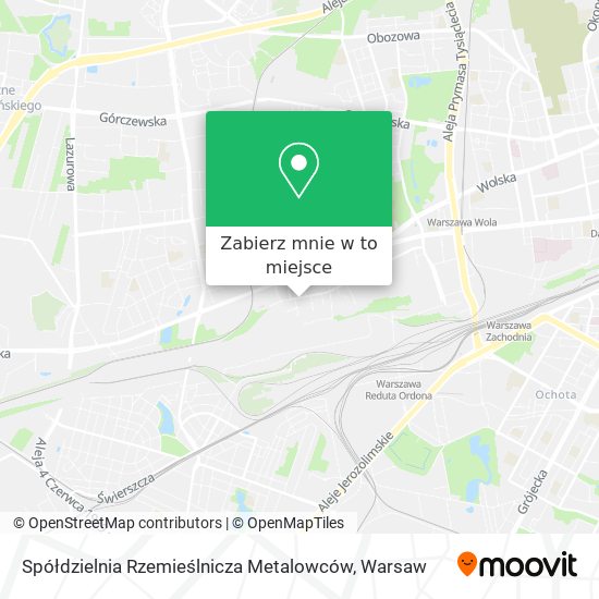 Mapa Spółdzielnia Rzemieślnicza Metalowców