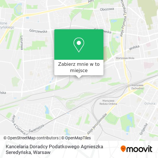 Mapa Kancelaria Doradcy Podatkowego Agnieszka Seredyńska